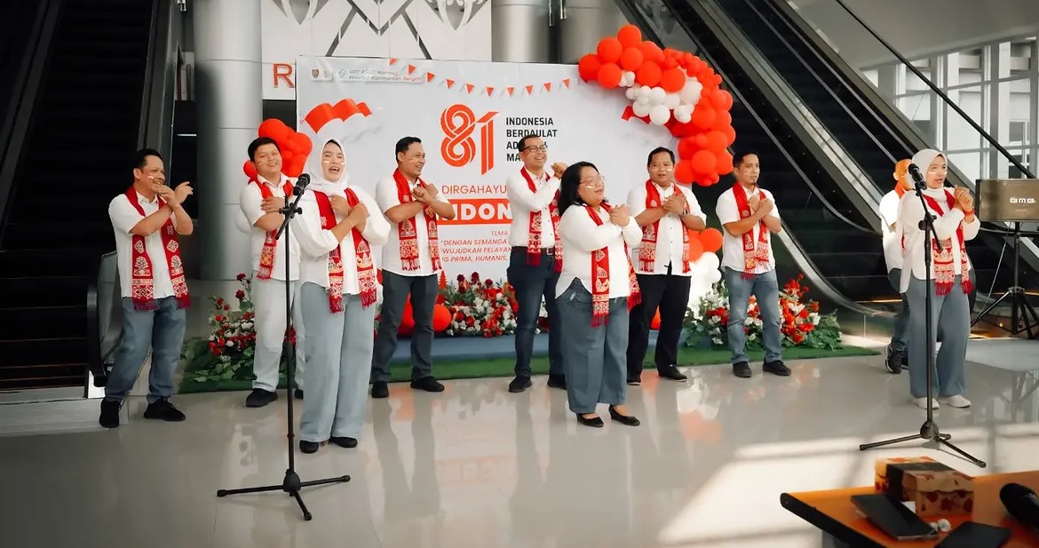 Paduan Suara RSUD Hanau Semarakkan HUT RI ke-81 dengan Harmoni dan Kekompakan